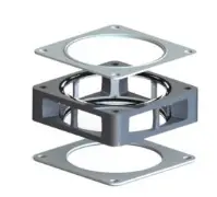 VISOR DE VIDRO DEL CODO SELLADO 3''