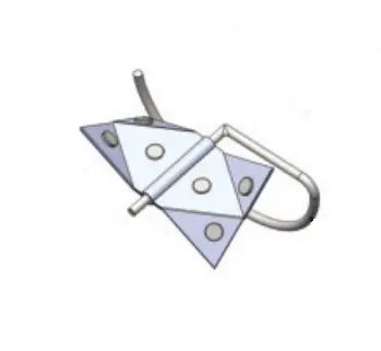 [005059] MARIPOSA GIRATORIA DEL CODO SELLADO DE 3 COMPLETA